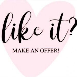 Reasonable offers are welcome! I will either accept or counteroffer.